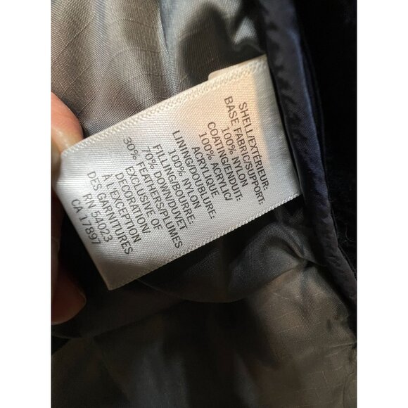 Banana Republic Men's Midweight Puffer Vest Full Zip Sleeveless Size L Black - Picture 9 of 9